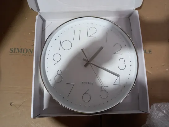 BOXED JOMPARIS ROUND WALL CLOCK 