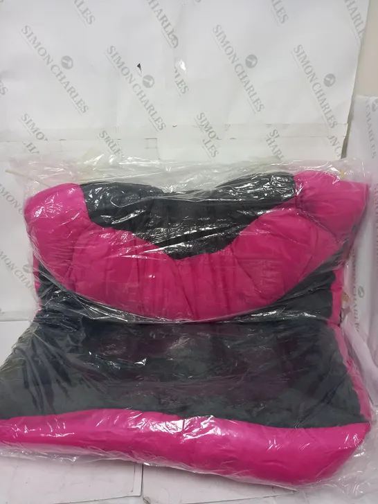 UNBRANDED LARGE PET BED IN PINK AND BLACK