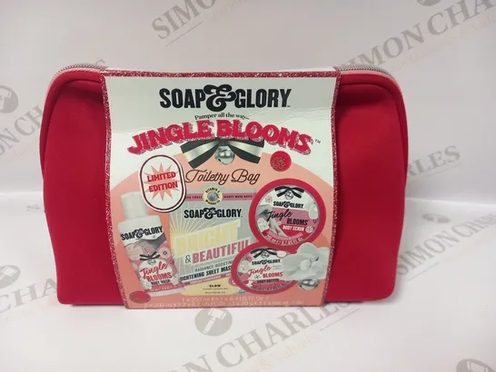 SOAP AND GLORY JINGLE BLOOMS LIMITED EDITION TOILETRY BAG