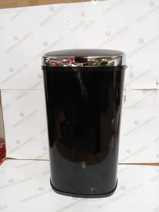 MORPHY RICHARDS CHROMA BLACK 42 LITRE SQUARE SENSOR BIN RRP £49.99