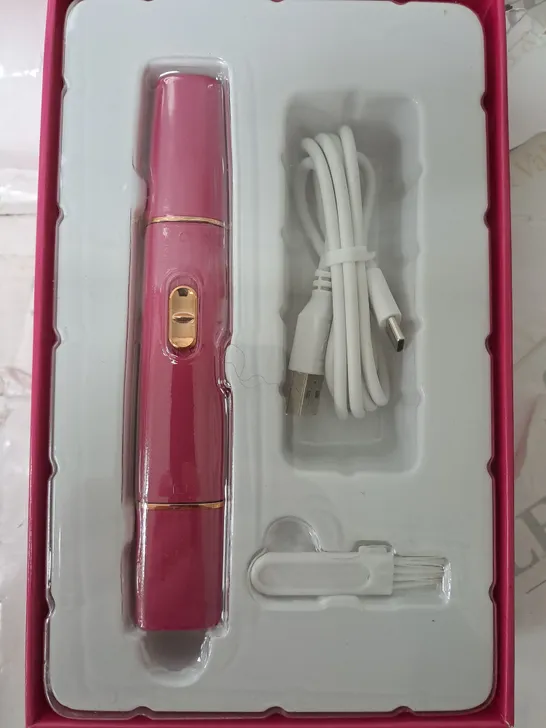 SIMPLY BEAUTY 2 IN 1 SUPER SMOOTH FACE & BROWS HAIR REMOVER, FUCHSIA