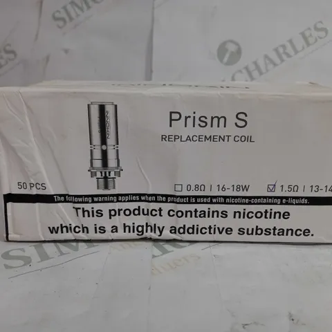 BOX OF APPROX 50 INNOKIN PRISM S REPLACEMENT COIL - 13-14W