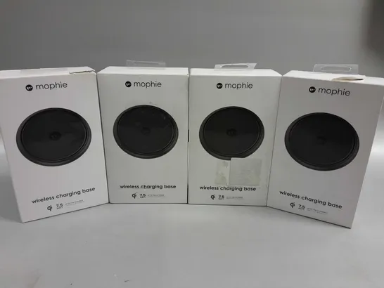 4 X BOXED MOPHIE 7.5W WIRELESS CHARGING BASES 