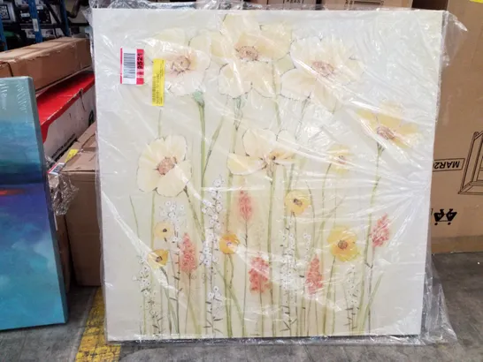 SOFT SPRING FLORAL I BY TIM OTOOLE - WRAPPED CANVAS PAINTING 