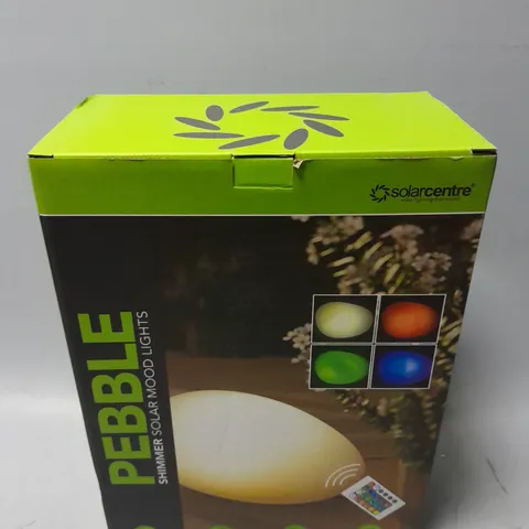 BOXED SOLARCENTRE PEBBLE SOLAR LAMP