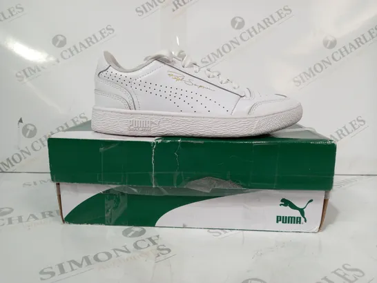 BOXED PAIR OF PUMA SHOCK WEDGE SHOES IN WHITE UK SIZE 3