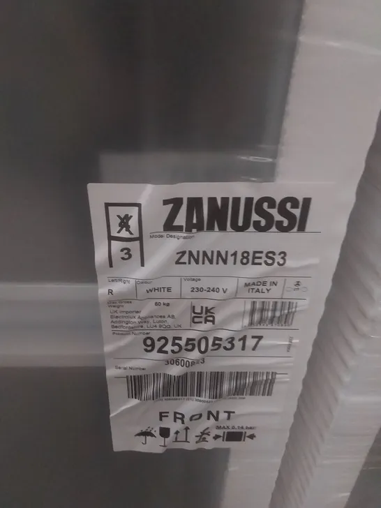 ZANUSSI ZNNN18ES3 FRIDGE FREEZER RRP £734.00