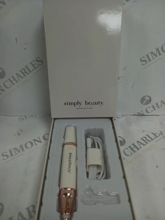 BOXED SIMPLY BEAUTY 2 IN 1 SUPER SMOOTH FACE & BROWS HAIR REMOVER, WHITE