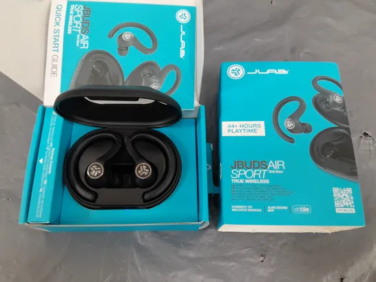 BOXED JLAB JBUDS AIR SPORTS TRUE WIRELESS EARBUDS