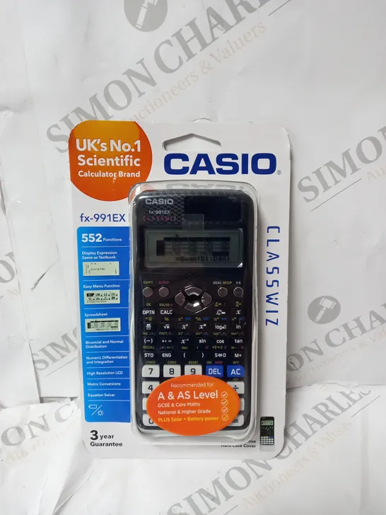 CASIO FX-991EX CLASSWIZ SCIENTIFIC CALCULATOR FOR GCSE, A & AS LEVEL