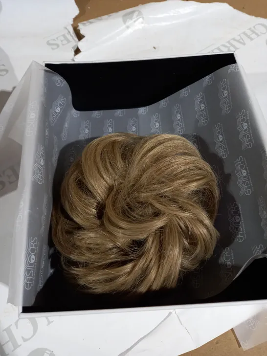 EASILOCKS HD FIBRE ELASTICATED CURLY SCRUNCHIE PEARL AND OAK