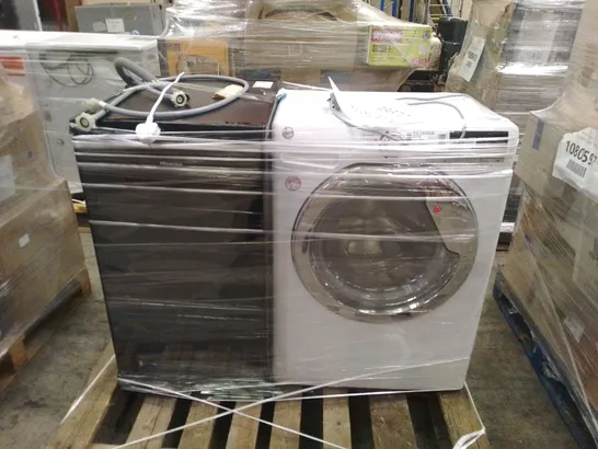 HOOVER H-WASH 300 FREESTANDING WASHER DRYER WHITE AND HISENSE SLIMLINE 10 PLACES DISHWASHER BLACK - UNPROCESSED RAW RETURNS