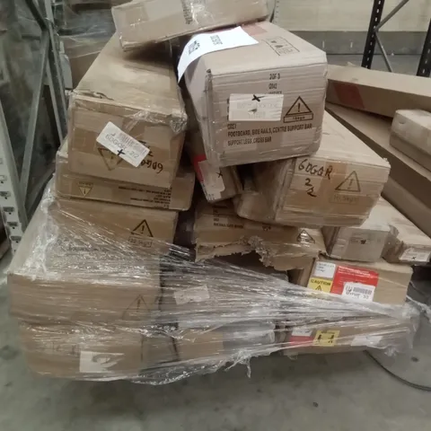 PALLET OF ASSORTED FLAT PACK FURNITURE PARTS