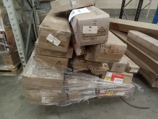 PALLET OF ASSORTED FLAT PACK FURNITURE PARTS