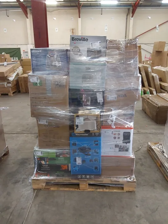 PALLET OF APPROXIMATELY 27 UNPROCESSED RAW RETURN HOUSEHOLD AND ELECTRICAL GOODS TO INCLUDE;