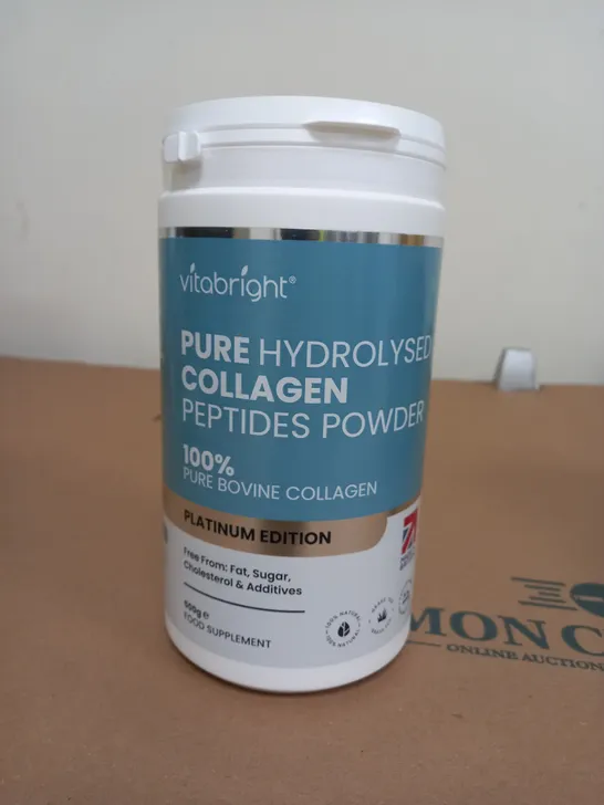 VITABRIGHT PURE HYDROLYSED COLLAGEN PEPTIDES POWDER PLATINUM EDITION 500G