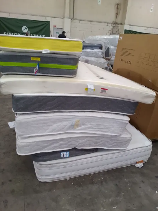 LOT OF 8 ASSORTED MATTRESSES 