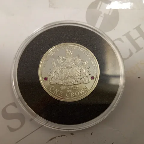 PRINCE GEORGE ALEXANDER LOUIS OF CAMBRIDGE CHRISTENING COMMEMORATIVE COIN - 2013