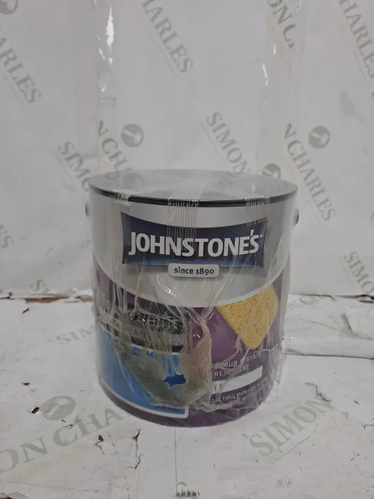 JOHNSTONE'S WASHABLE MATT TOUGH PAINT BLUE STAR - 2.5L - COLLECTION ONLY 