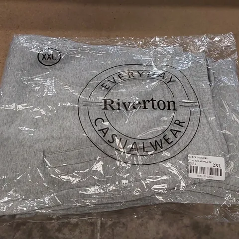 BAGGED RIVERTON GREY FLEECE JOGGERS - XXL (1 ITEM)