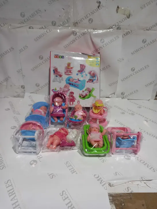 DEAO SET OF 8 MINI 5" BABY TOYS