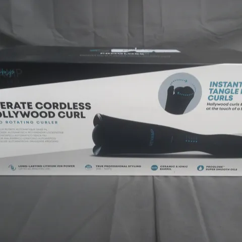 BOXED REVAMP LIBERATE CORDLESS HOLLYWOOD CURL AUTO ROTATING CURLER