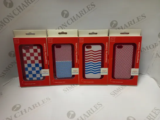 BOX OF APPROXIMATELY 20 QVADRATIK IPHONE CASES IN ASSORTED DESIGNS