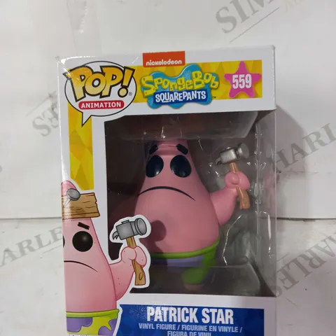 FUNKO POP ANIMATION SPONGEBOB SQUAREPANTS 559 PATRICK STAR VINYL FIGURE