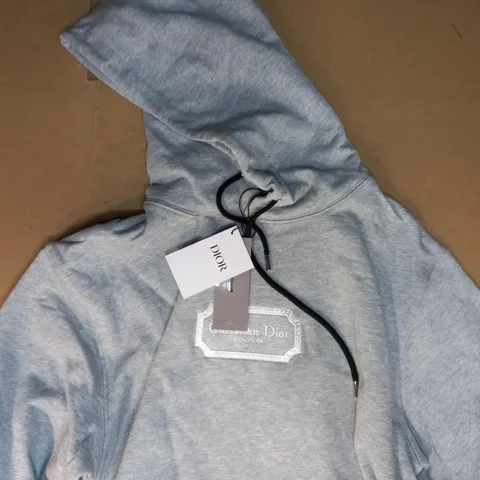 DIOR HOODIE IN GREY UK SIZE S