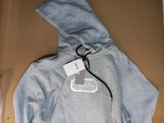 DIOR HOODIE IN GREY UK SIZE S