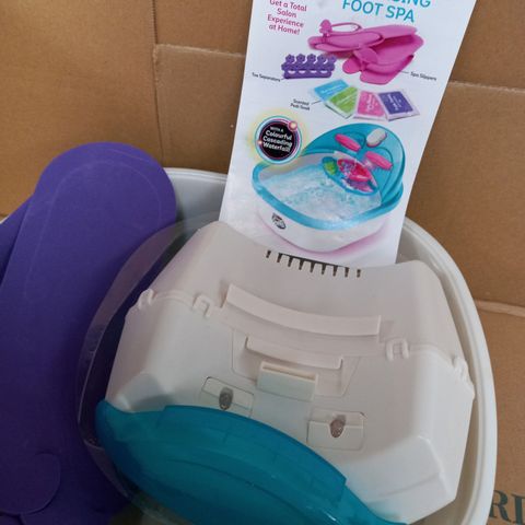 SHIMMER 'N SPARKLE 6 IN 1 REAL MASSAGING FOOT SPA