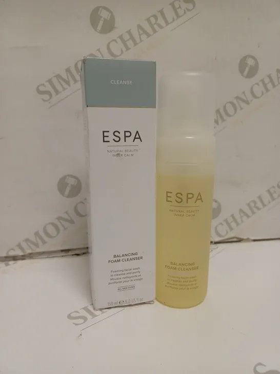 BOXED ESPA BALANCING FOAM CLEANSER 150ML 