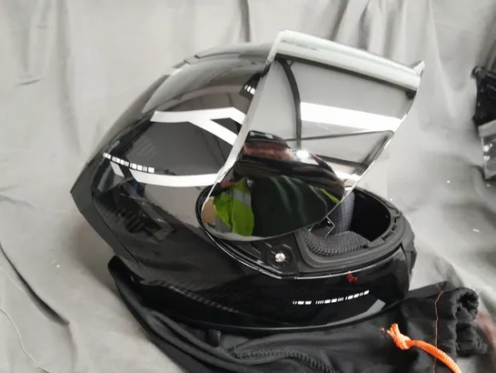 LVS HF-701DV HELMET SIZE L IN BLACK 