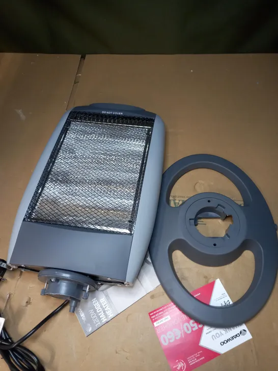 DAEWOO 1200W HALOGEN HEATER