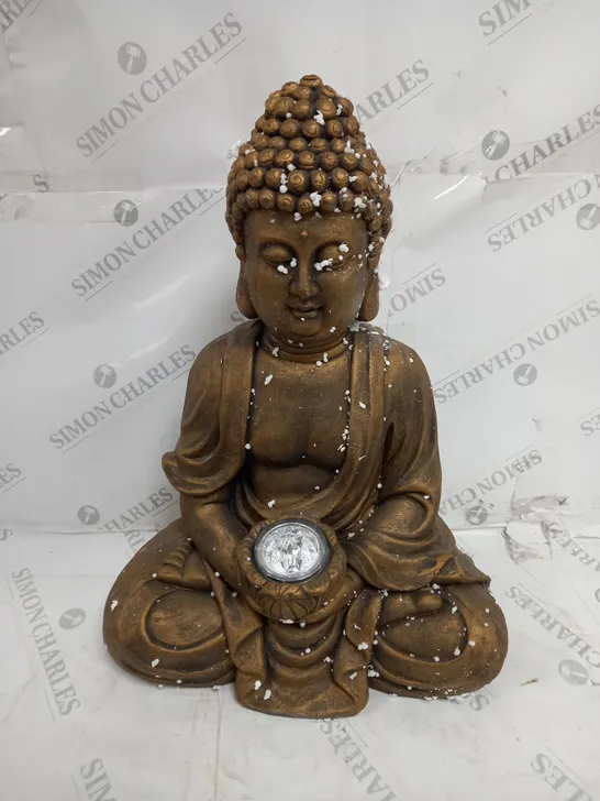 OUTLET MY GARDEN STORIES SOLAR BUDDHA STATUE