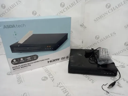 BOXED HDMI DVD PLAYER WITH REMOTE IN BLACK