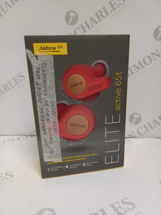 BOXED JABRA ELITE ACTIVE 65T EARBUDS