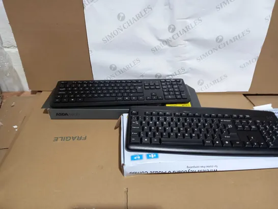 2 ASSORTED WIRELESS KEYBOARDS