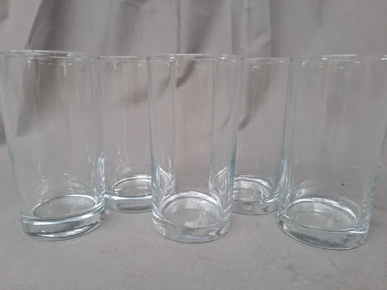 BOXED PASABAHCE SET OF APPROXIMATELY 35 DRINKING GLASSES - COLLECTION ONLY