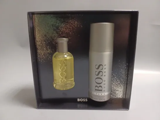 BOXED BOSS BOTTLED EAU DE TOILETTE 50ML & DEO SPRAY GIFT SET