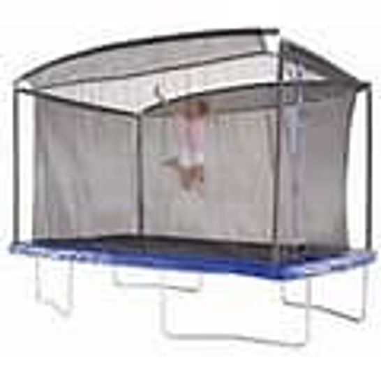 BOXED SPORTSPOWER 12 X 8FT RECTANGULAR TRAMPOLINE WITH EASI-STORE (2 BOX) RRP £291.99