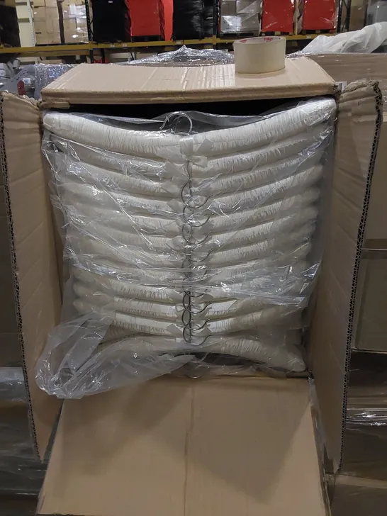 PALLET TO CONTAIN ASSORTED BOXES OF WHITE HANGERS 