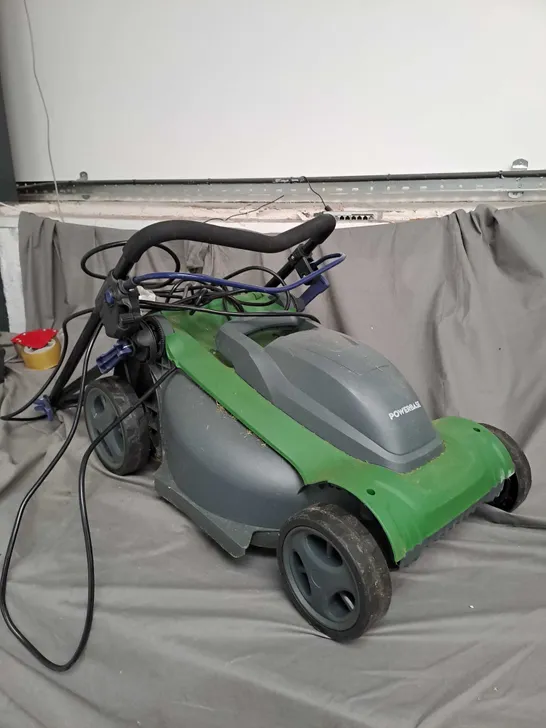 UNBOXED POWERBASE ELECTRIC ROTARY LAWN MOWER 