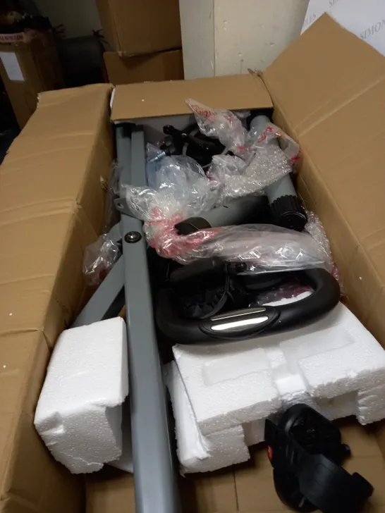 ULTRASPORT FOLDABLE EXERCISE BIKE WITH HAND PULSE SENSORS - COLLECTION ONLY