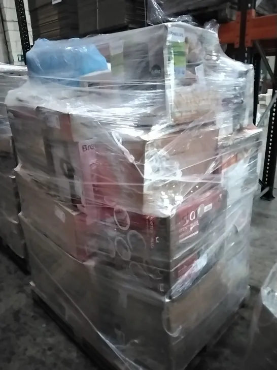 PALLET OF APPROXIMATELY 26 UNPROCESSED RAW RETURN HOUSEHOLD AND ELECTRICAL GOODS TO INCLUDE;