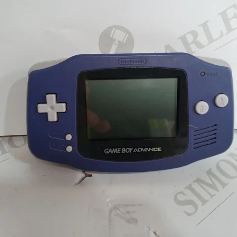 NINTENDO GAME BOY ADVANCE - AGB-001 GAMING CONSOLE IN BLUE