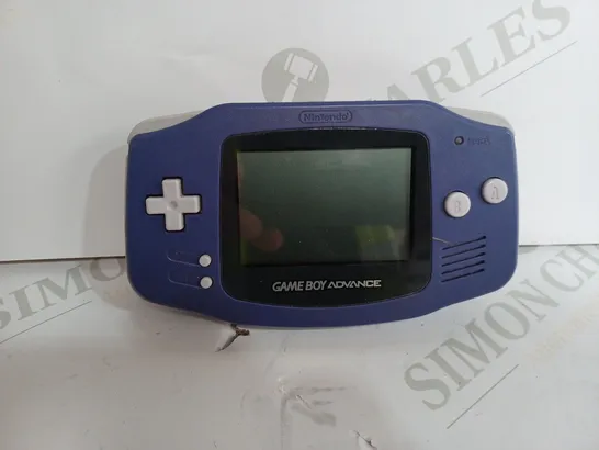 NINTENDO GAME BOY ADVANCE - AGB-001 GAMING CONSOLE IN BLUE