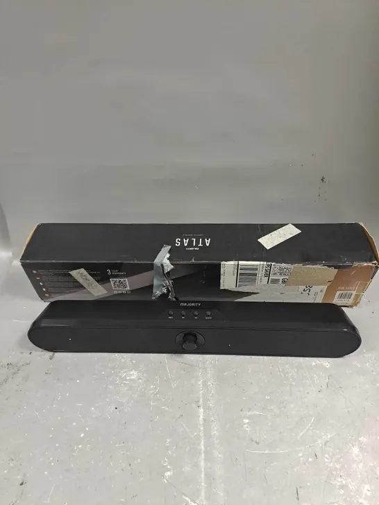 BOXED MAJORITY ATLAS COMPUTER SOUNDBAR IN BLACK