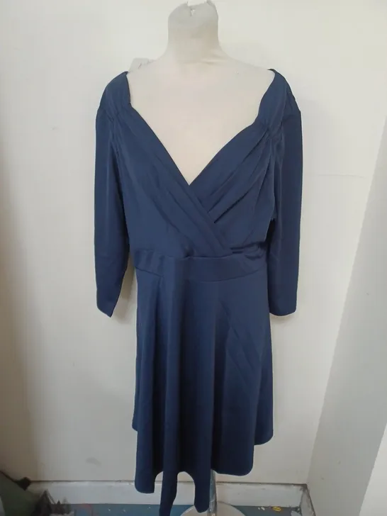 GRACE KARNIN NAVY BLUE DRESS SIZE XXL 