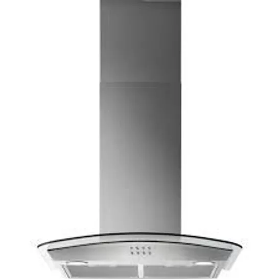 ELECTROLUX WICKES 60cm CURVED GLASS COOKER HOOD STAINLESS STEEL Model EFL396A RRP £142